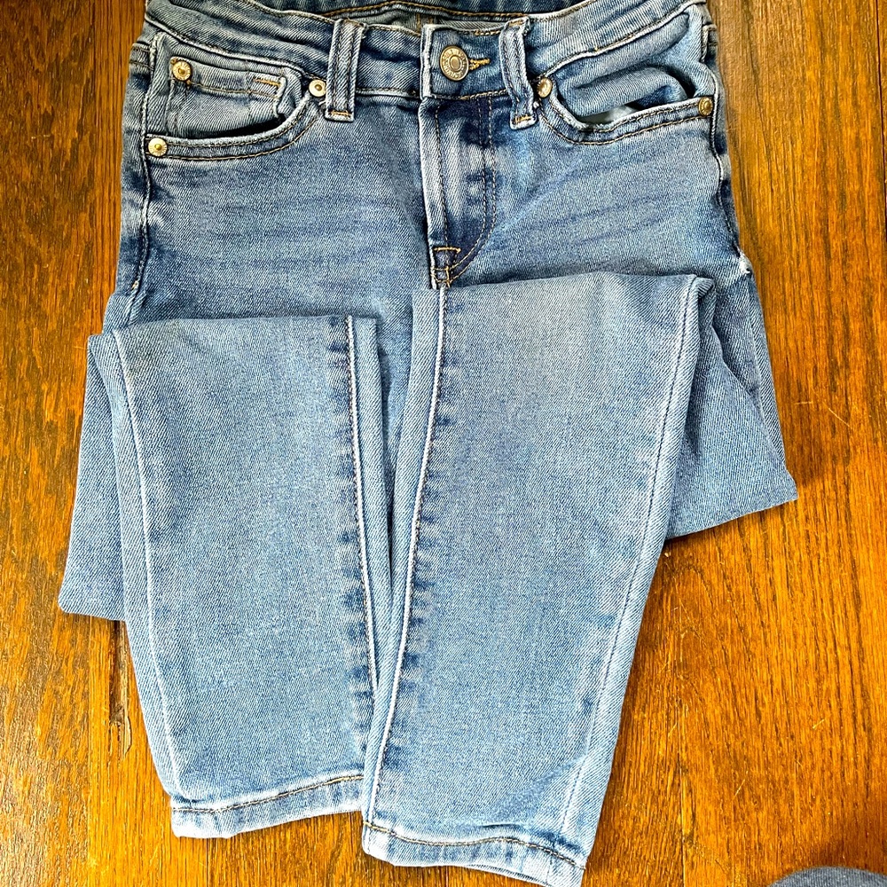 7 for All Mankind girls skinny jeans